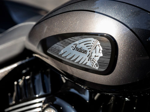 Indian Motorcycle laser engraved emblem