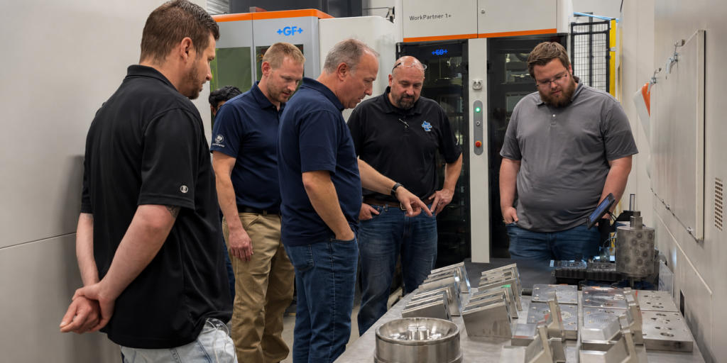 Collaborative discussion in the workshop