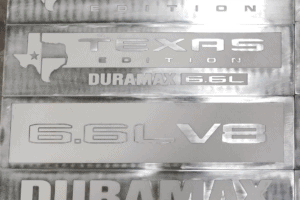 GMC Duramax Embossing Die for Emblem