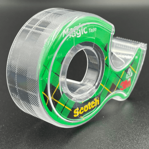 Custom texture applied to scotch tape dispenser for consumer goods industry