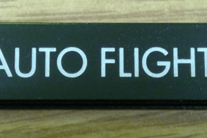 Part marking for a flight simulator